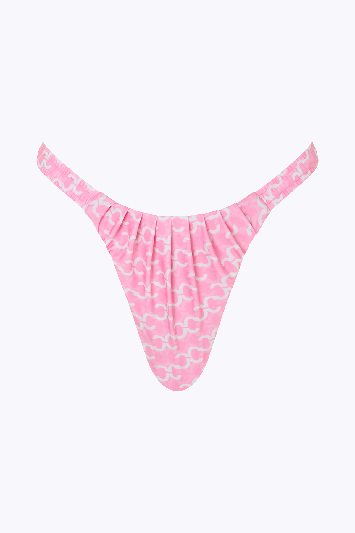 'Vibe' Scrunch Bottoms - Logomania Pink