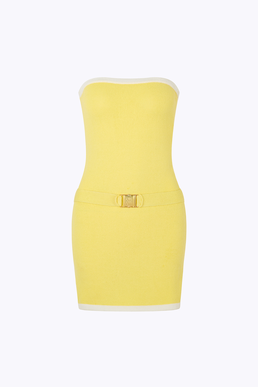 'Bond' Belted Dress - Lemonade