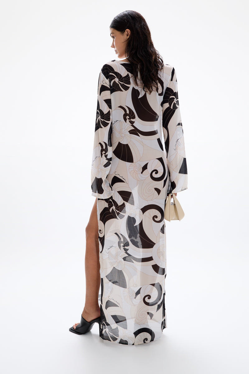 'Hotline' Seastar Maxi Dress - Nautilus