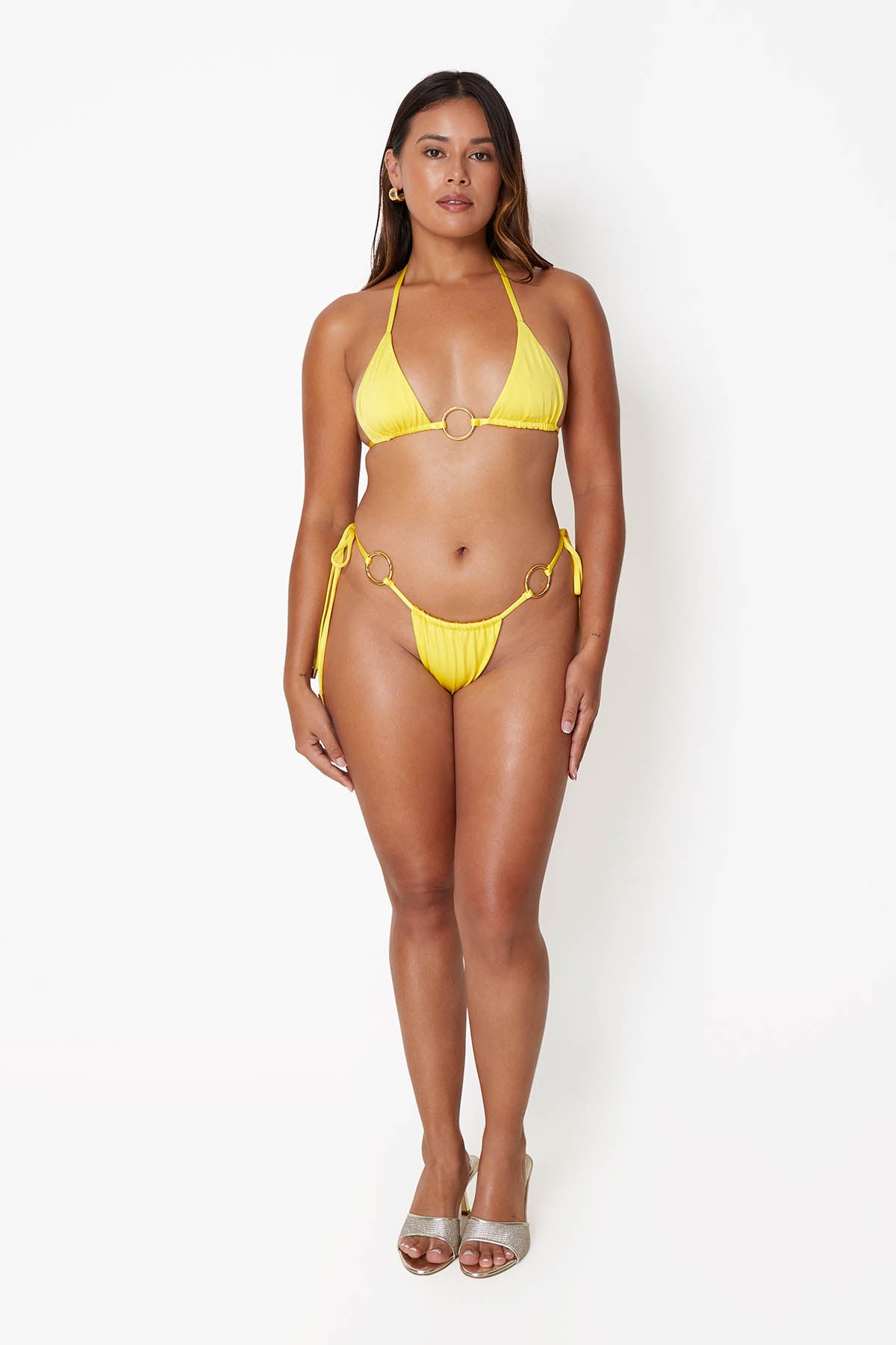 'Cove' String Bottoms - Lemonade