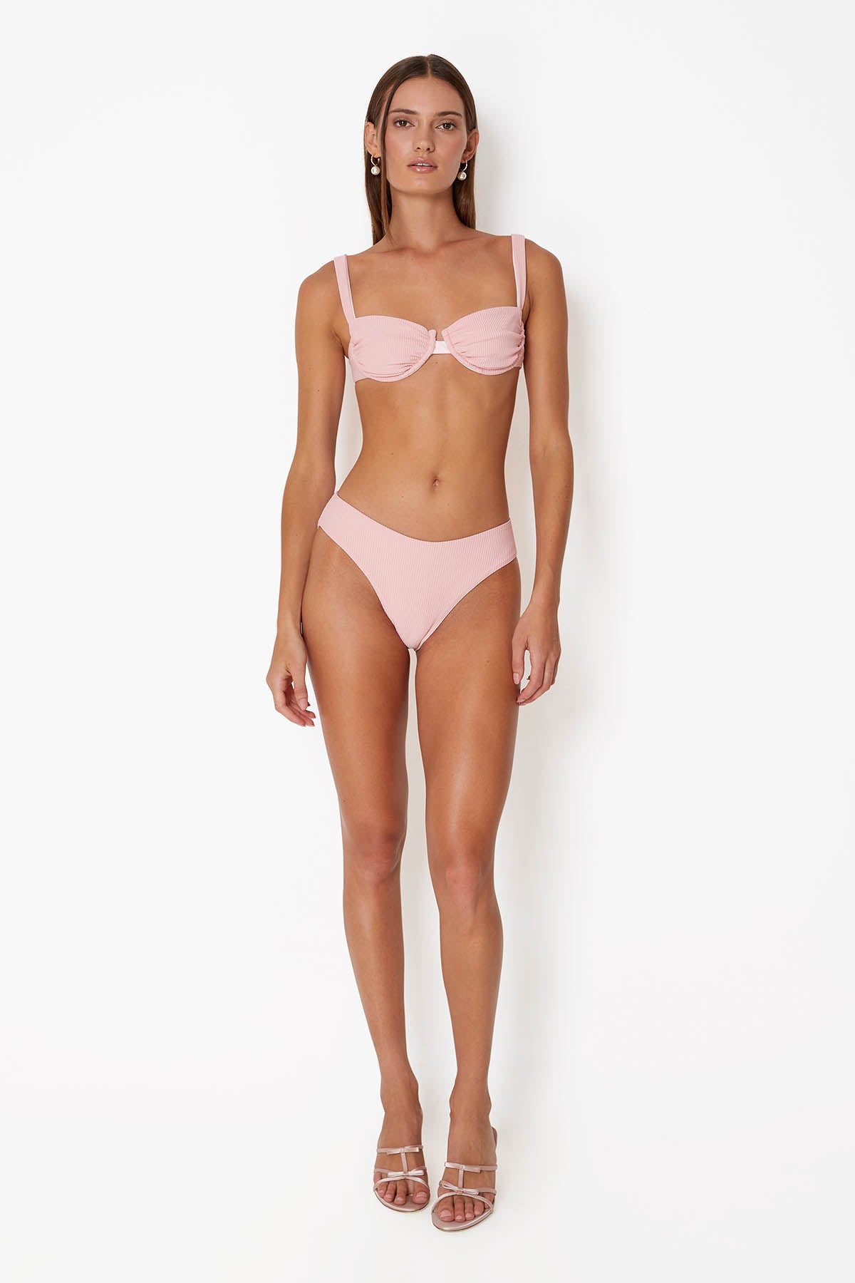 'Boulevard' Classic Bottom - Pink Corduroy