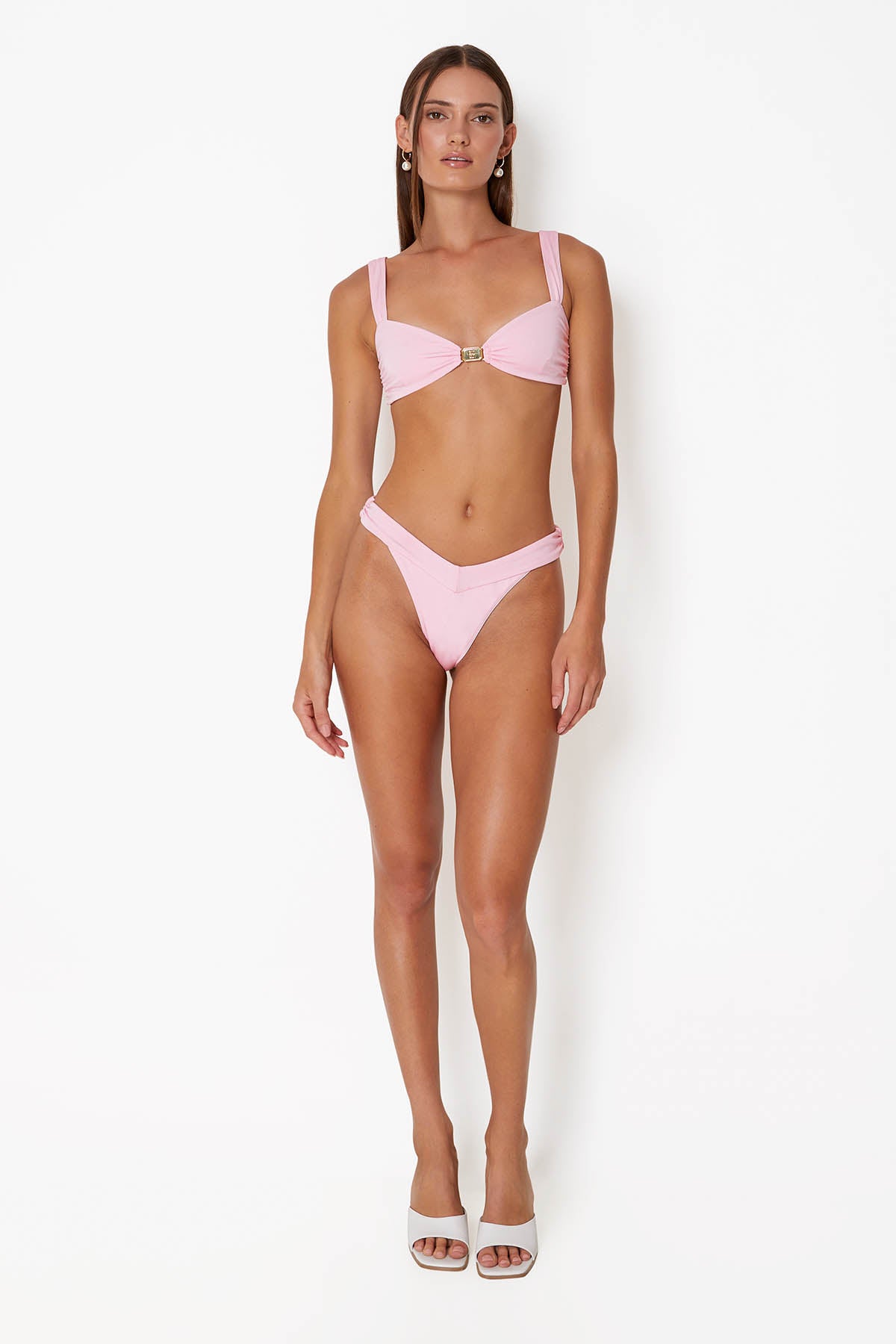 'Sunkiss' Bikini Bottoms - Ballet Pink