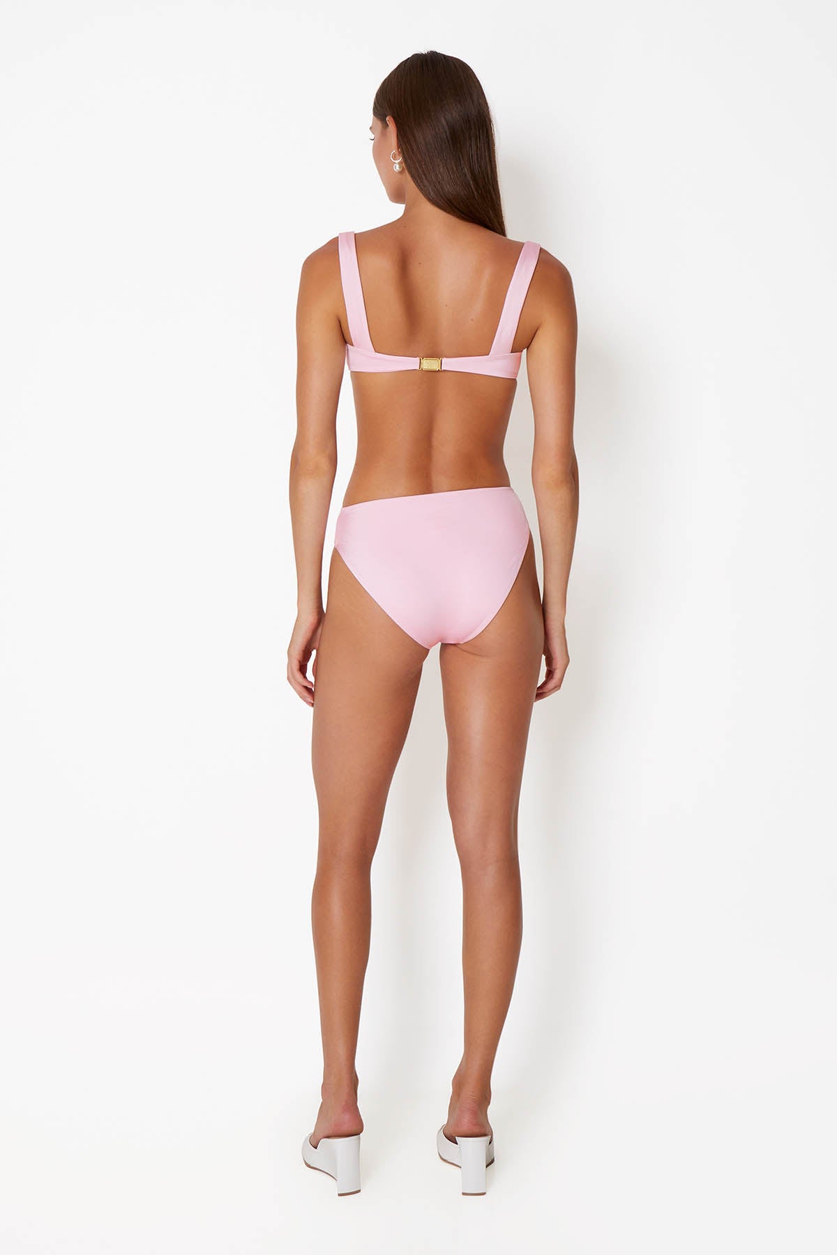 'Ariel' Ruched Bra - Ballet Pink