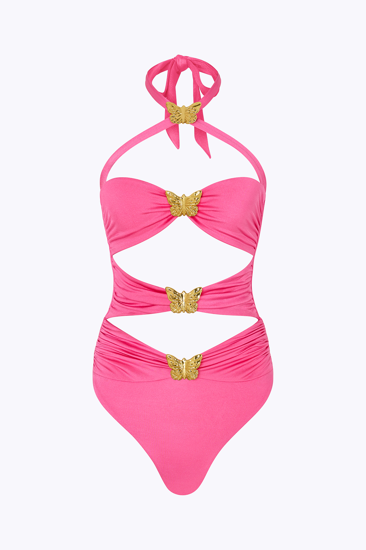 'Diamond' Butterfly Cut Out Swimsuit - Barbie