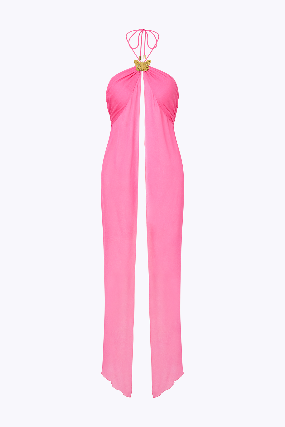 'Coral' Drape Top - Barbie