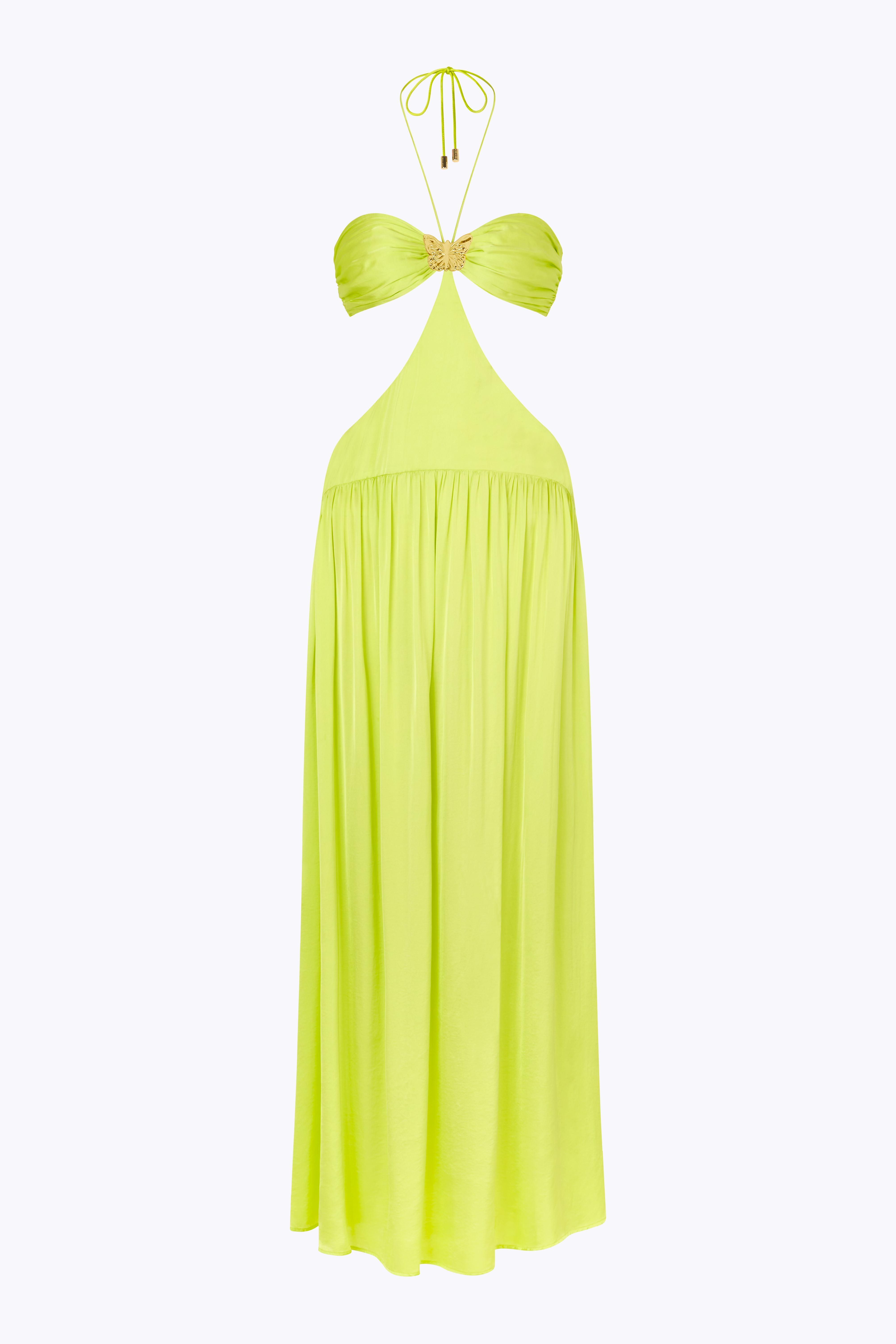 'Mila' Butterfly Maxi Dress - Citrus