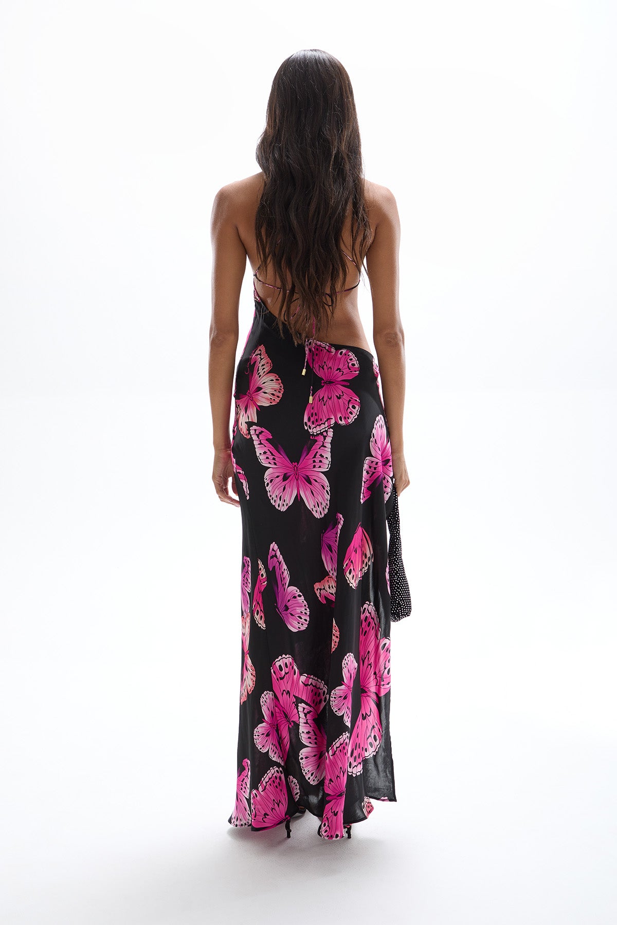 'Villa' Butterfly Maxi Dress - Monarch