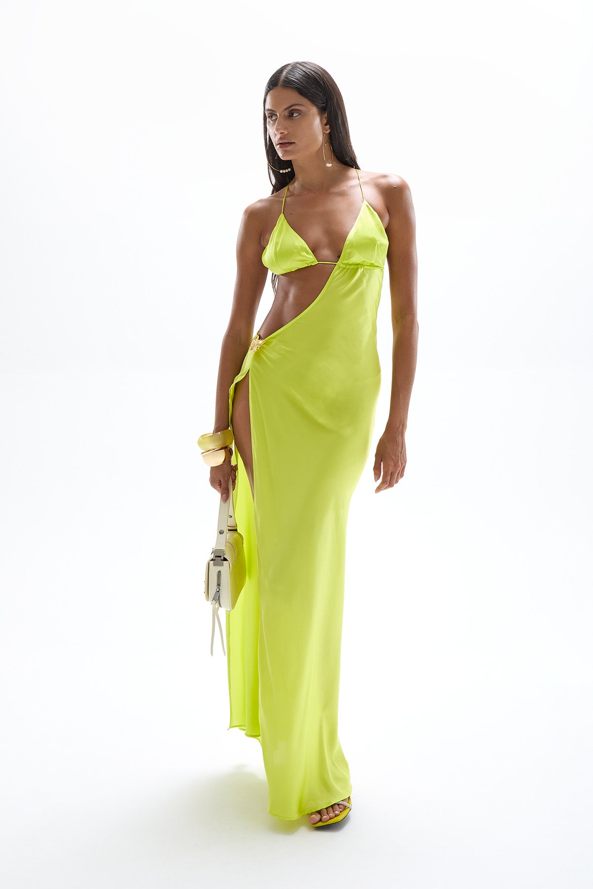 'Villa' Butterfly Maxi Dress - Citrus