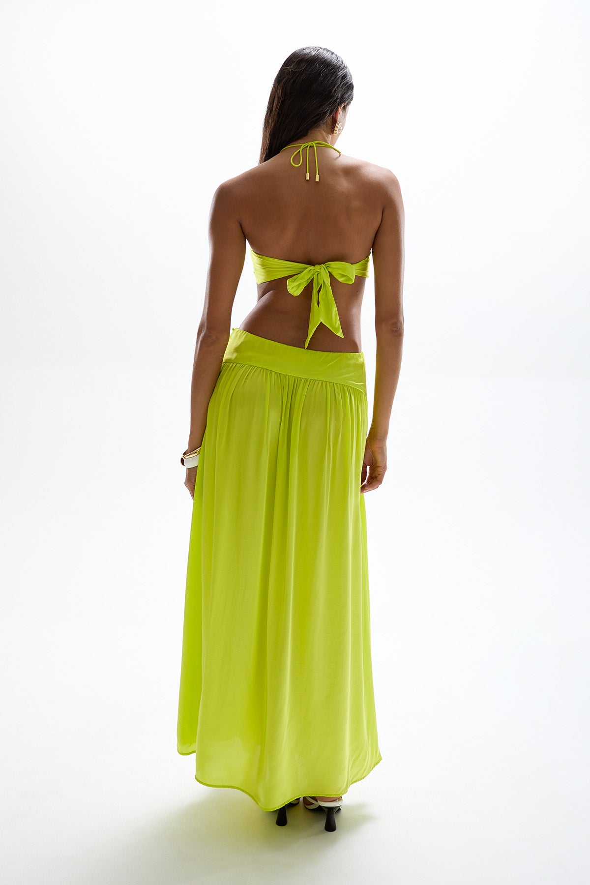 'Mila' Butterfly Maxi Dress - Citrus