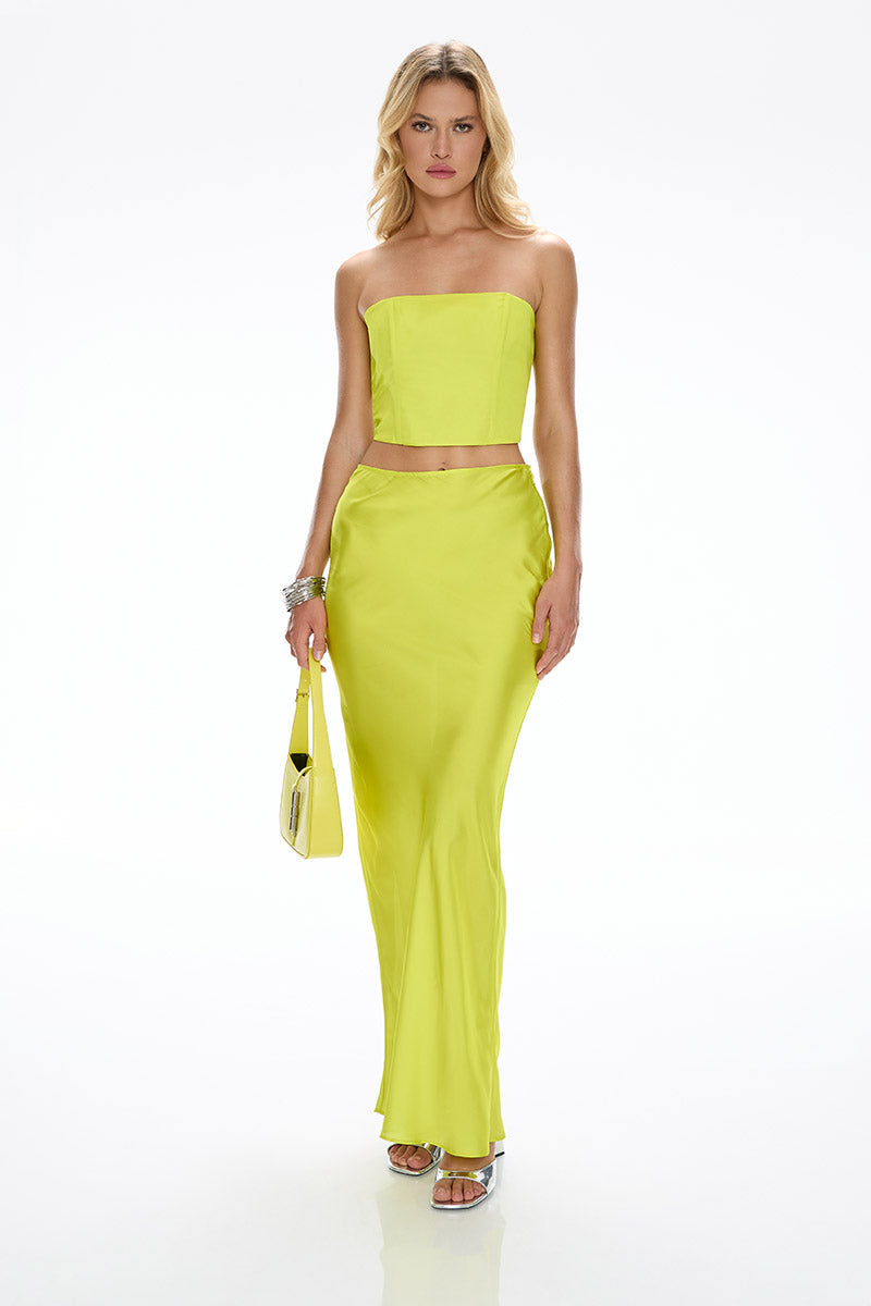 'Miami' Maxi Skirt - Citrus