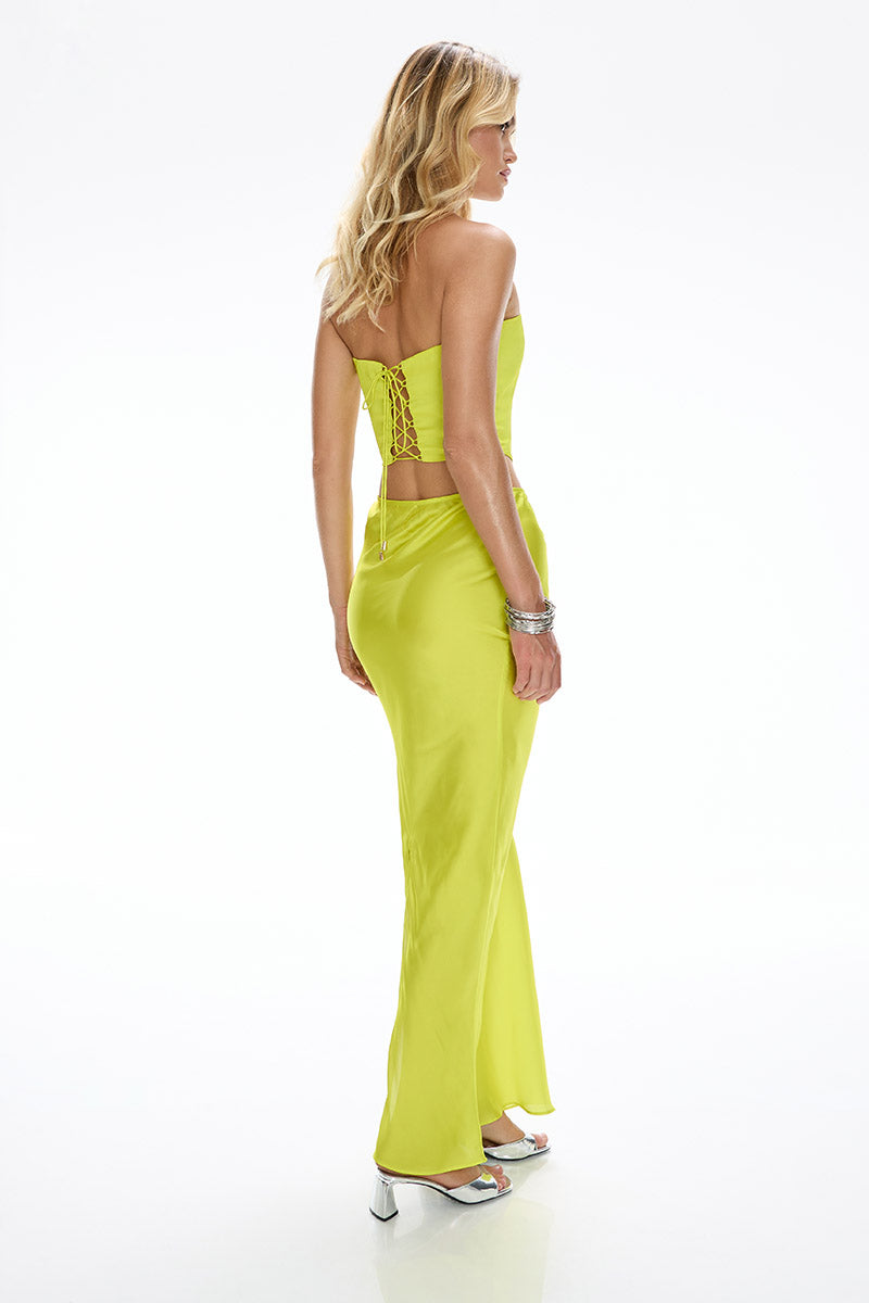 'Miami' Maxi Skirt - Citrus