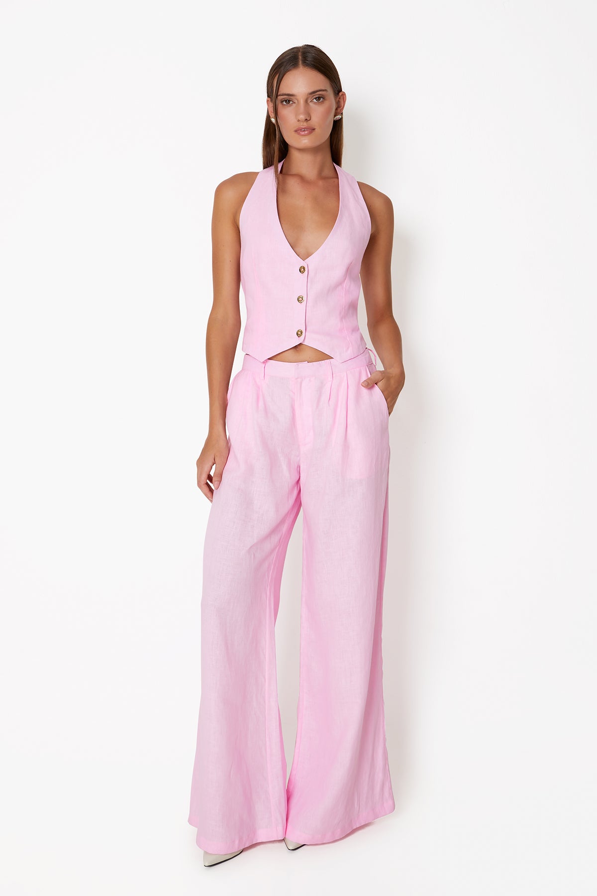 'Palace' Pants - Ballet Pink